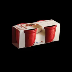EMILE HENRY Vaisselle|Plat De Cuisson|Set de 2 Ramequins en Céramique N°8 cm Grand Cru