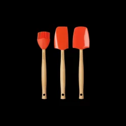 LE CREUSET Spatules|Maryses Et Cuillères|Set de 3 Spatules Silicone Volcanique