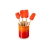 LE CREUSET Spatules|Maryses Et Cuillères|Set Pot 1,1 L avec 4 Ustensiles Volcanique Création