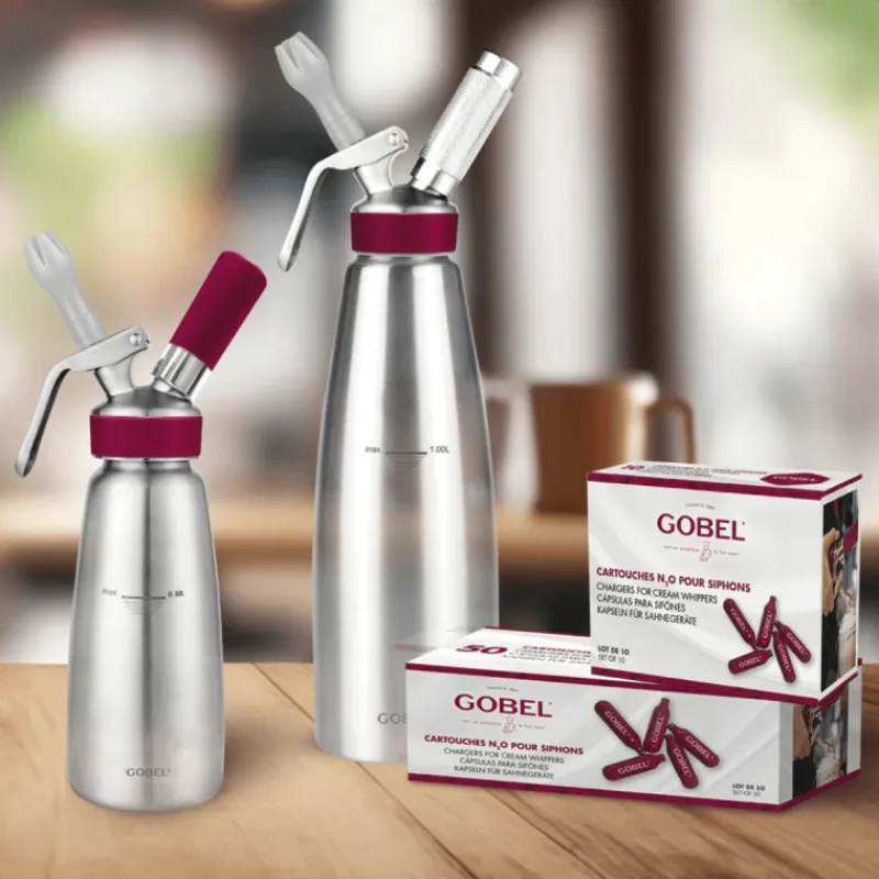 GOBEL Siphons & Cartouches|Siphon Professionnel Inox 1 L