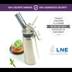 MASTRAD Siphons & Cartouches|Siphon Professionnel 0,5L