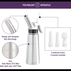 MASTRAD Siphons & Cartouches|Siphon Professionnel 0,5L