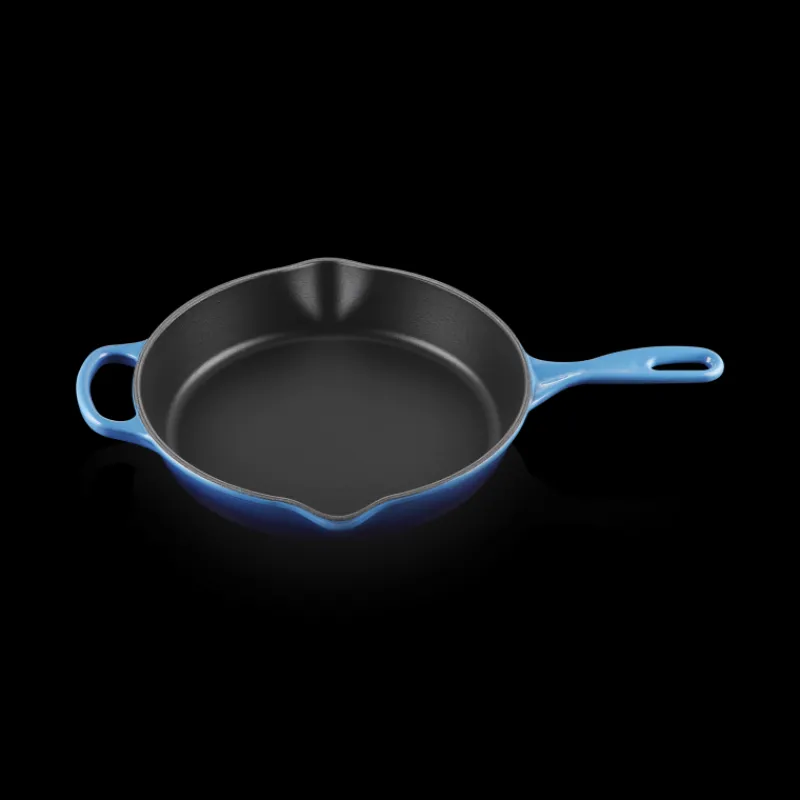 LE CREUSET Grills|Poêles|Skillet Rond Profond 26cm en Fonte Azur