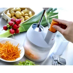 BAMIX Mixeur Plongeant|SliceSy blanc - Accessoire