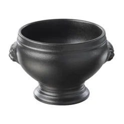 REVOL Servir, Présenter|Soupière Tête de Lion Noire 35 cl French Classique