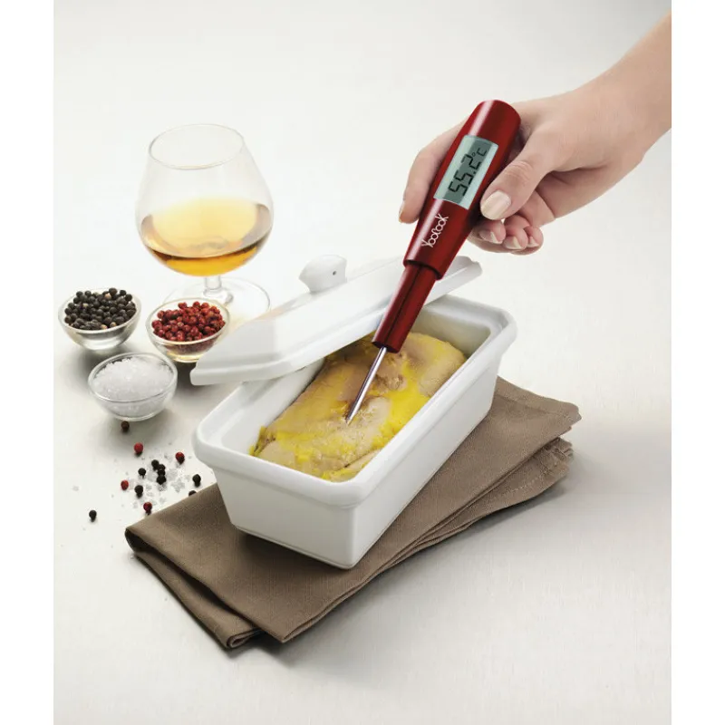 YOOCOOK Spatules|Spatule Thermomètre amovible + embout cuillère