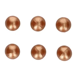 FUNCAKES Décoration Comestible|Sphère en Chocolat Bronze 2 cm (x8)