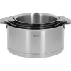 CRISTEL Casseroles|Série de 4 Casseroles Strate Amovible Inox