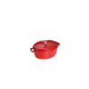 STAUB Cocotte En Fonte|Cocotte Fonte Ovale 23 cm Rouge Cerise 2,35 L