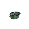 STAUB Cocotte En Fonte|Cocotte Fonte Ovale 33 cm Vert Basilic Majolique 6,7 L