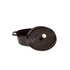 STAUB Cocotte En Fonte|Cocotte Fonte Ovale 27 cm Noir Mat 3,2 L