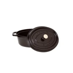 STAUB Cocotte En Fonte|Cocotte Fonte Ovale 29 cm Noir Mat 4,2 L