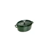 STAUB Cocotte En Fonte|Cocotte Fonte Ovale 31 cm Vert Basilic Majolique 5,5 L