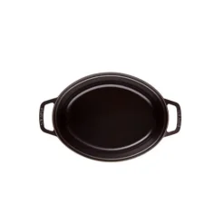 STAUB Cocotte En Fonte|Cocotte Fonte Ovale 33 cm Noir Mat 6,7 L