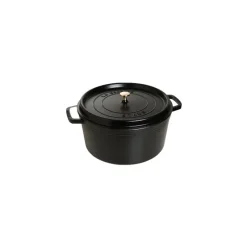 STAUB Cocotte En Fonte|Cocotte Fonte Ronde 34 cm Noir Mat 12,6 L
