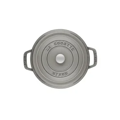 STAUB Cocotte En Fonte|Cocotte Fonte Ronde 14 cm Gris Graphite 0,8 L