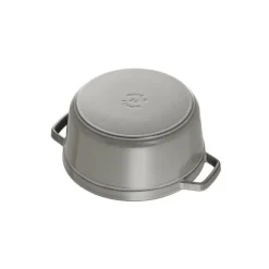 STAUB Cocotte En Fonte|Cocotte Fonte Ronde 14 cm Gris Graphite 0,8 L