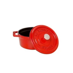 STAUB Cocotte En Fonte|Cocotte Fonte Ronde 24 cm Rouge Cerise 3,8 L