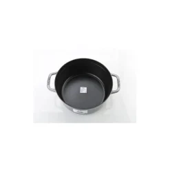 STAUB Cocotte En Fonte|Cocotte Fonte Ronde 22 cm Gris Graphite 2,6 L
