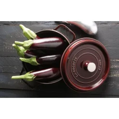 STAUB Cocotte En Fonte|Cocotte Fonte Ronde 28 cm Grenadine Majolique 6,7 L