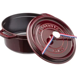 STAUB Cocotte En Fonte|Cocotte Fonte Ronde 28 cm Grenadine Majolique 6,7 L