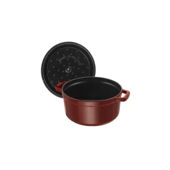 STAUB Cocotte En Fonte|Cocotte Fonte Ronde 28 cm Grenadine Majolique 6,7 L