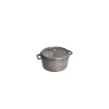 STAUB Cocotte En Fonte|Cocotte Fonte Ronde 12 cm Gris Graphite 0,4 L