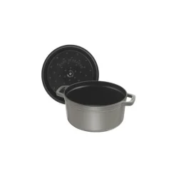 STAUB Cocotte En Fonte|Cocotte Fonte Ronde 12 cm Gris Graphite 0,4 L