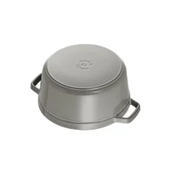 STAUB Cocotte En Fonte|Cocotte Fonte Ronde 12 cm Gris Graphite 0,4 L