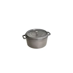 STAUB Cocotte En Fonte|Cocotte Fonte Ronde 20 cm Gris Graphite 2,2 L