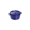 STAUB Cocotte En Fonte|Cocotte Fonte Ronde 30 cm Bleu Intense Majolique 8,35 L
