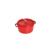 STAUB Cocotte En Fonte|Cocotte Fonte Ronde 26 cm Rouge Cerise 5,2 L