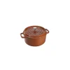 STAUB Cocotte En Fonte|Cocotte Fonte Ronde 24 cm Cannelle Majolique 3,8 L