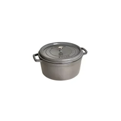 STAUB Cocotte En Fonte|Cocotte Fonte Ronde 30 cm Gris Graphite 8,35 L