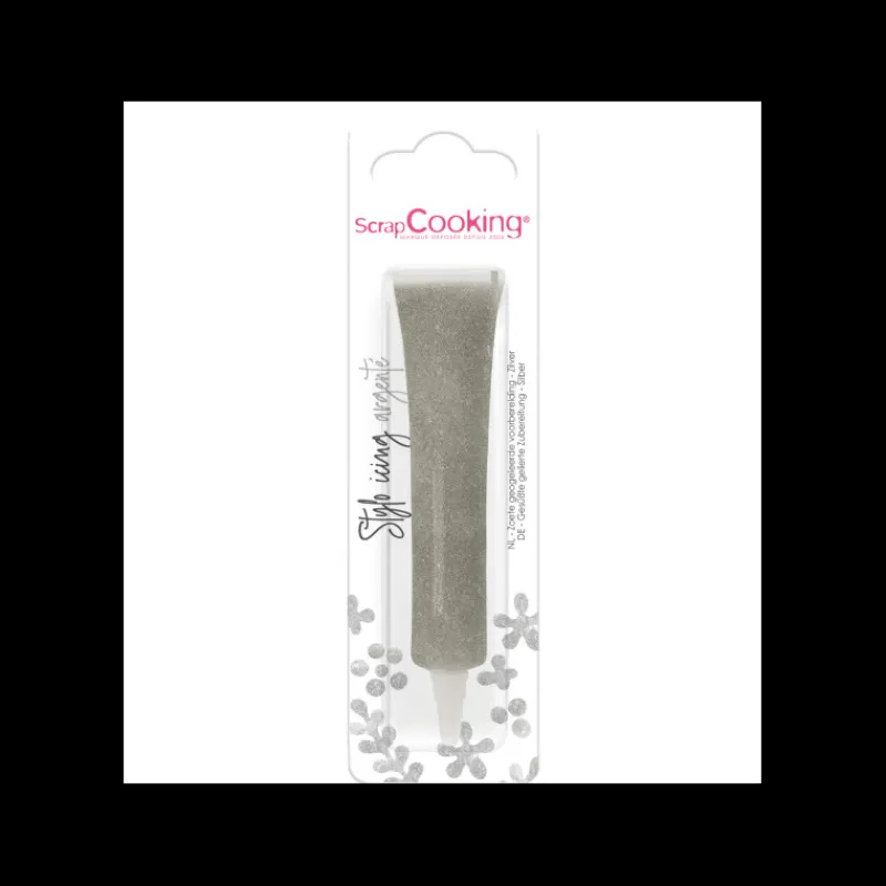 SCRAPCOOKING Nappages Et Glaçages|Stylo Alimentaire Icing Argenté 26 g