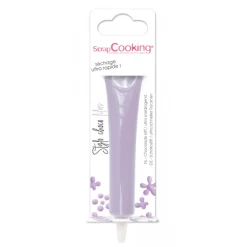 SCRAPCOOKING Nappages Et Glaçages|Décoration Comestible|Stylo Chocolat Lilas 25 g