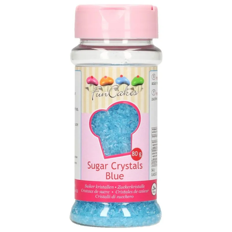FUNCAKES Décoration Comestible|Sucre coloré Bleu ciel 80g