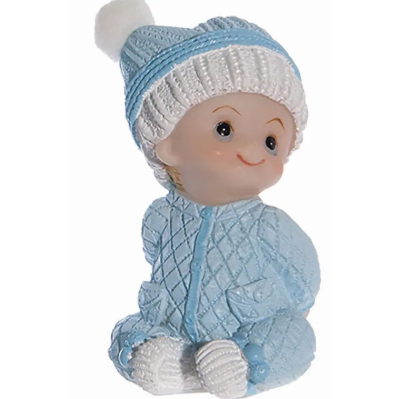 MALLARD FERRIERE Décoration Gâteau|Sujet bapteme Garçon Pyjama Bleu 7,5 cm