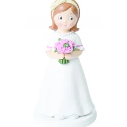 MALLARD FERRIERE Décoration Gâteau|Sujet Communion Fille Moderne 15,5 cm