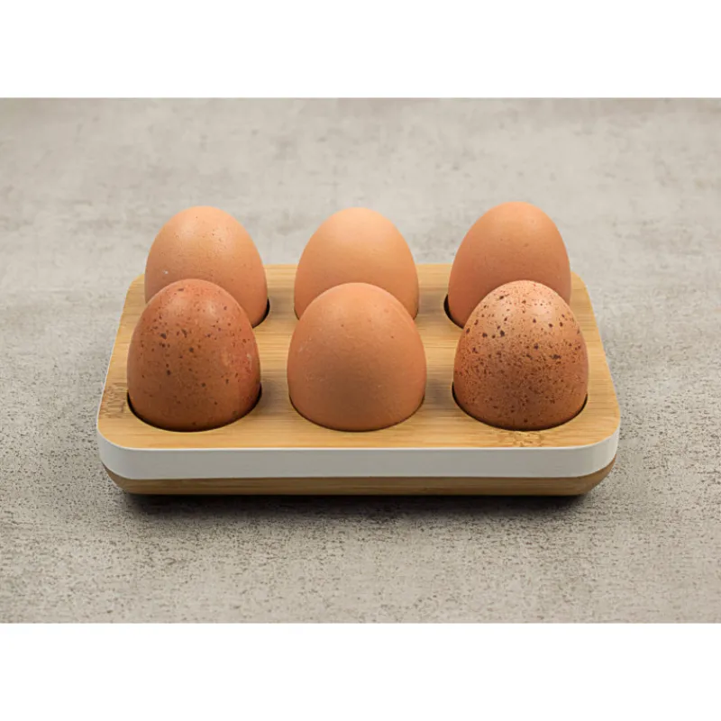 PEBBLY Conservation|Support à Œufs en Bambou