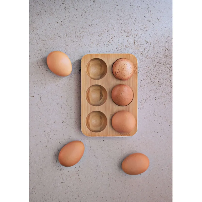 PEBBLY Conservation|Support à Œufs en Bambou