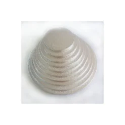 FUNCAKES Présentoirs Pour Gâteaux|Support Gâteau Rond Ø 20 x 1 cm Argenté