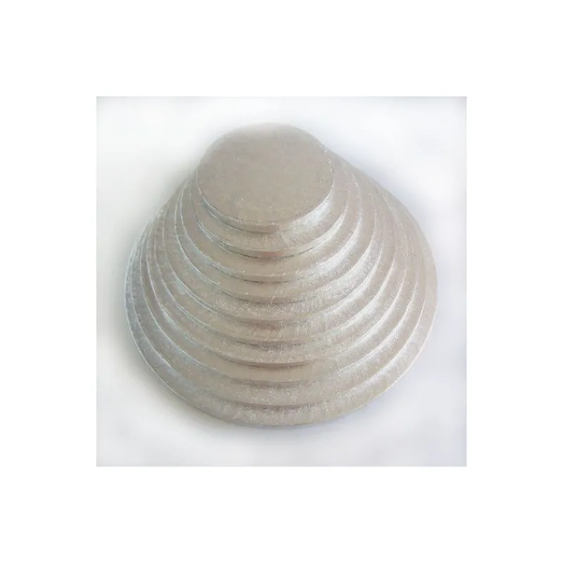 FUNCAKES Présentoirs Pour Gâteaux|Support Gâteau Rond Ø 32,5 x 1 cm Argenté