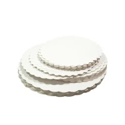 CROKUS Présentoirs Pour Gâteaux|Support Gâteau Ronds Festonnés 23 cm (x250)