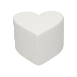 FUNCAKES Présentoirs Pour Gâteaux|Support Polystyrène Cœur Ø 10 cm H 7 cm