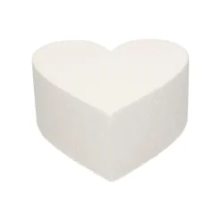 FUNCAKES Présentoirs Pour Gâteaux|Support Polystyrène Cœur Ø 15 cm H 7 cm