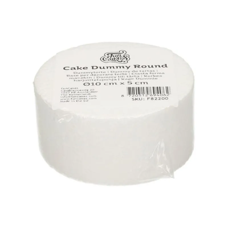 FUNCAKES Présentoirs Pour Gâteaux|Support Polystyrène Rond Ø 10 cm H 5 cm