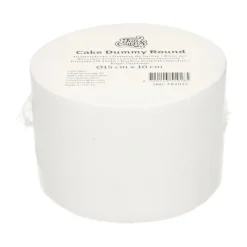 FUNCAKES Présentoirs Pour Gâteaux|Support polystyrène rond H10 cm Ø 15 cm