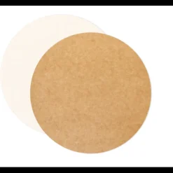 SCRAPCOOKING Présentoirs Pour Gâteaux|Supports à Gâteaux Kraft et Blanc Rond 24 cm (x5)