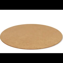 SCRAPCOOKING Présentoirs Pour Gâteaux|Supports à Gâteaux Kraft et Blanc Rond 24 cm (x5)